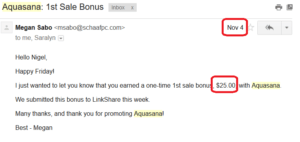 Aquasana Sale Bonus
