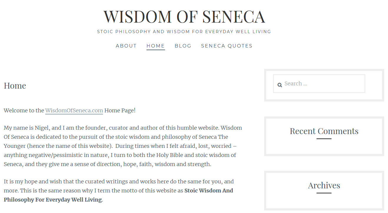wisdom of seneca quick glimpse